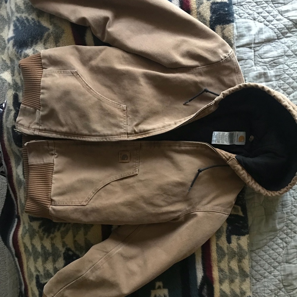 Tan men’s small carharrt coat